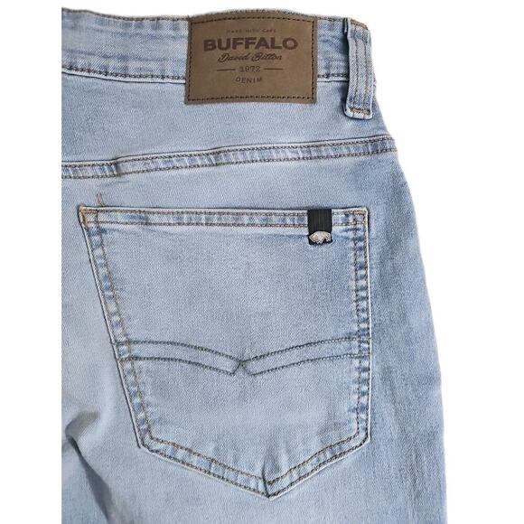 Buffalo David Bitton~Men's 32×32~ Blue Slim Stretch Jeans ASH-X Zip Fly $109 NWT - Picture 14 of 16